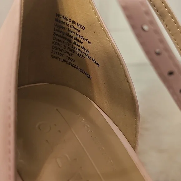 Apt. 9 Pink Feathered Heels - Picture 6 of 8